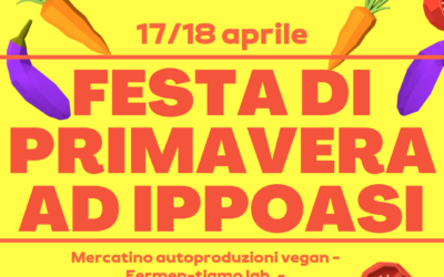 17/18 aprile: FESTA DI PRIMAVERA AD IPPOASI!